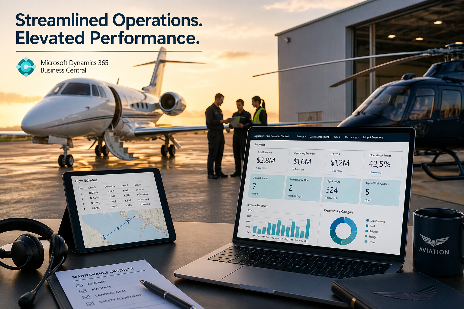 How an Aviation Management Company Streamlined Operations with Microsoft Dynamics 365 Business Central